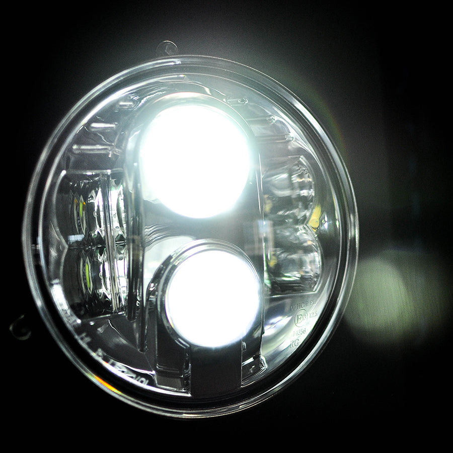 Sealed Beam Headlight | 7" Round.